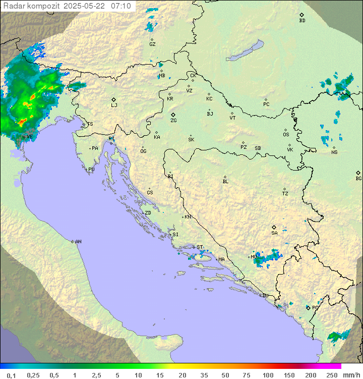 Padavine Hrvaška