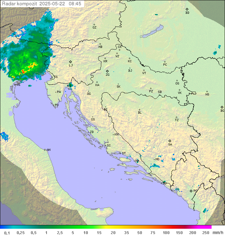 Padavine Hrvaška