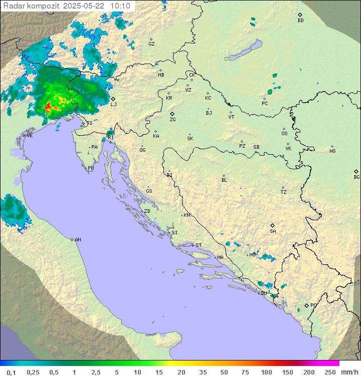 Padavine Hrvaška