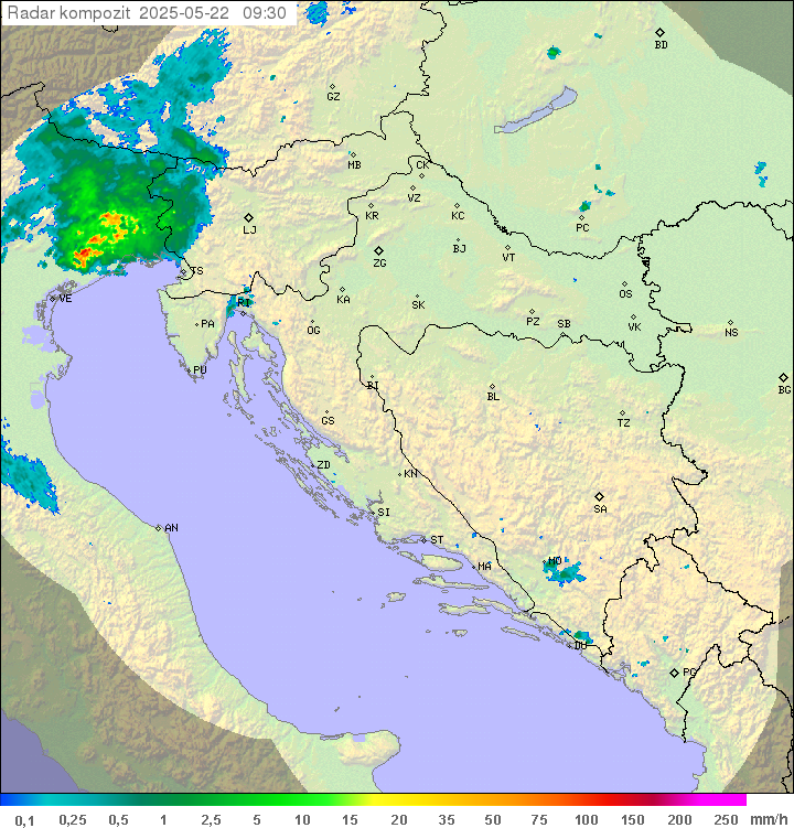 Padavine Hrvaška