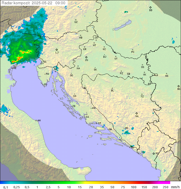 Padavine Hrvaška