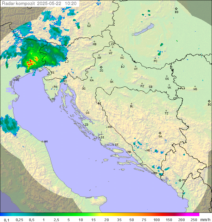Padavine Hrvaška