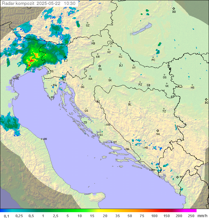 Padavine Hrvaška