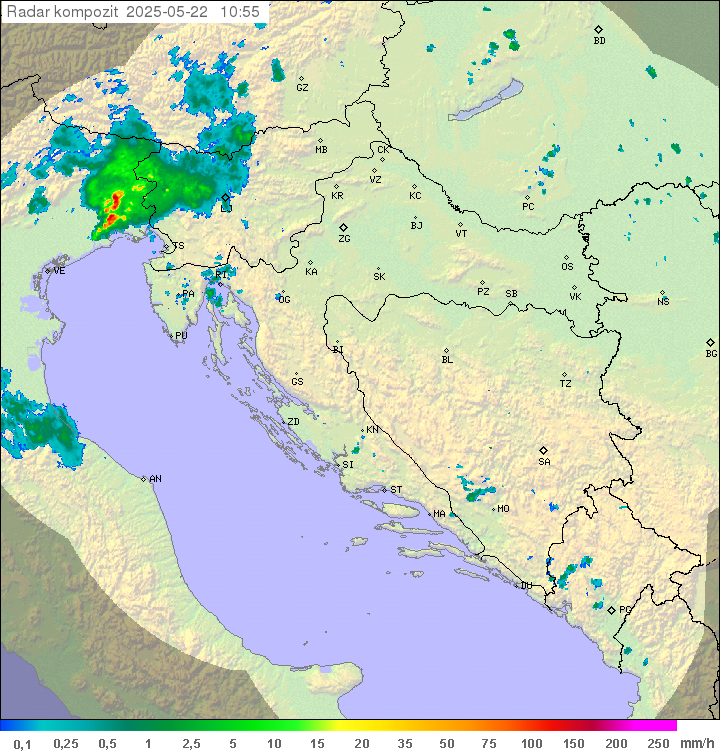 Padavine Hrvaška