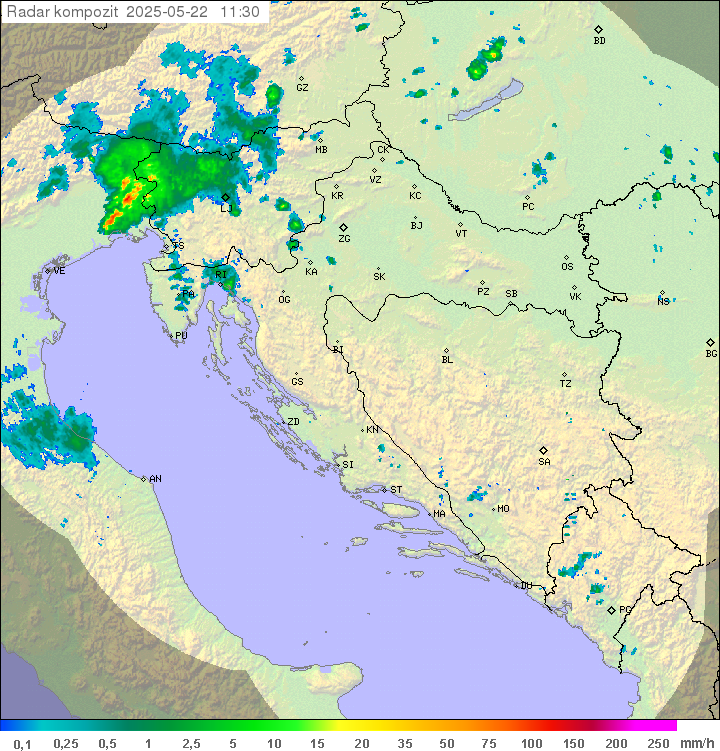 Padavine Hrvaška