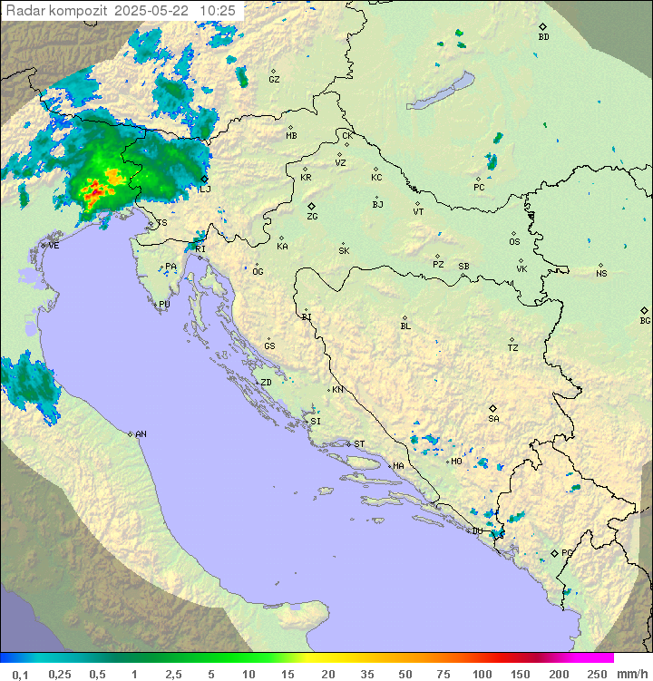 Padavine Hrvaška