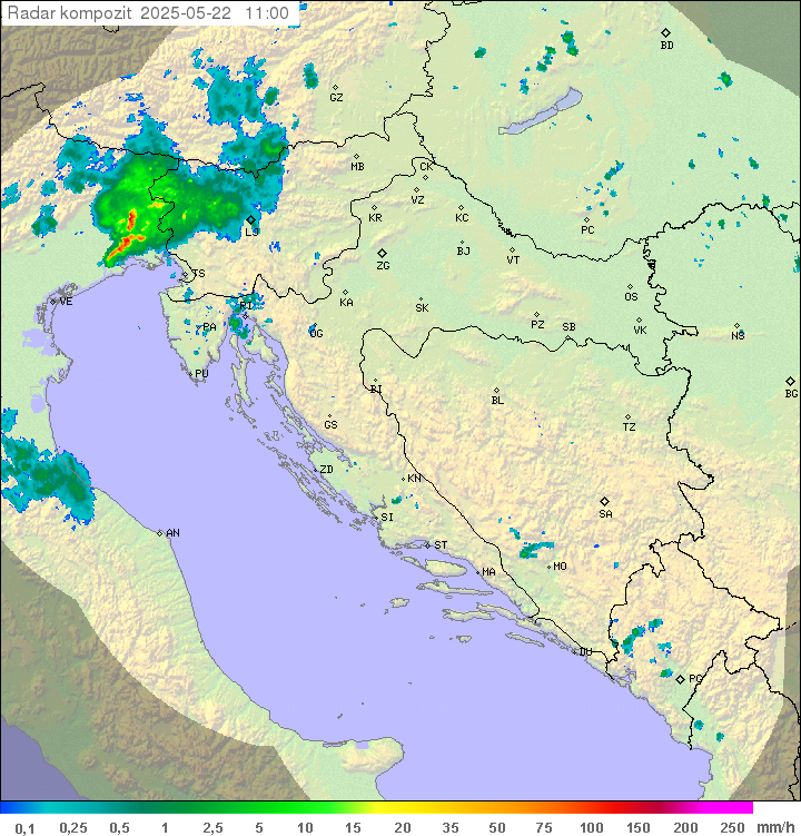 Padavine Hrvaška