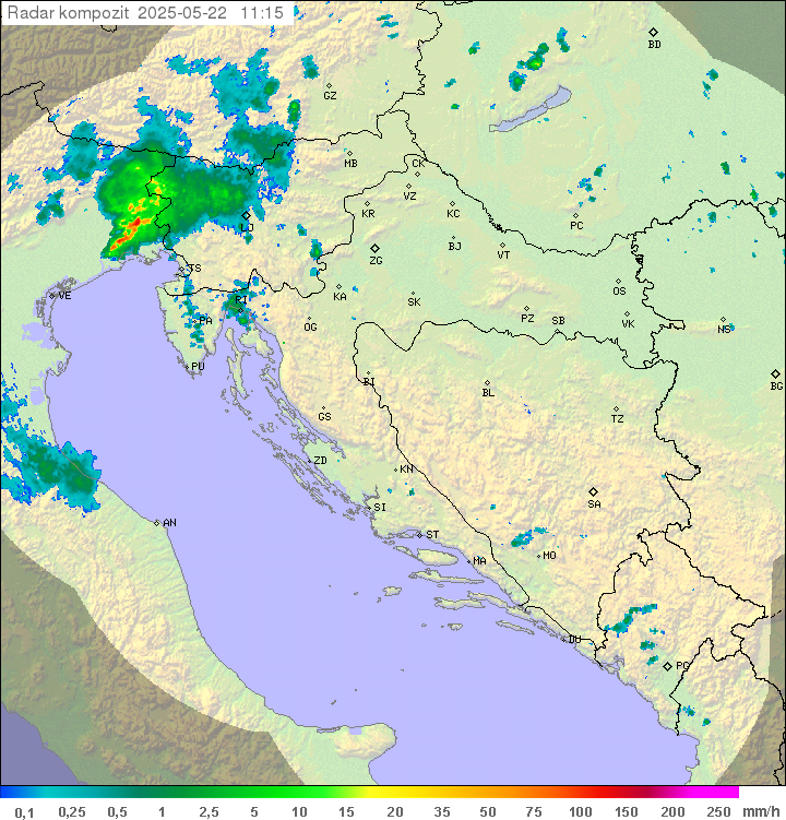 Padavine Hrvaška