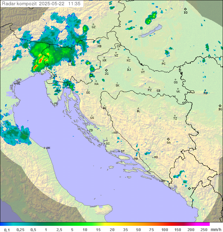 Padavine Hrvaška