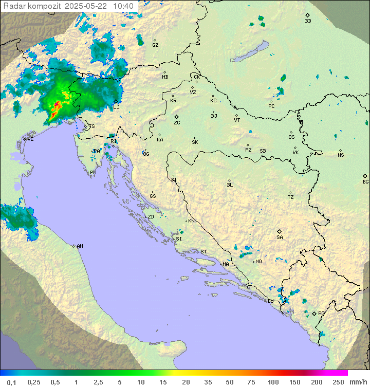 Padavine Hrvaška