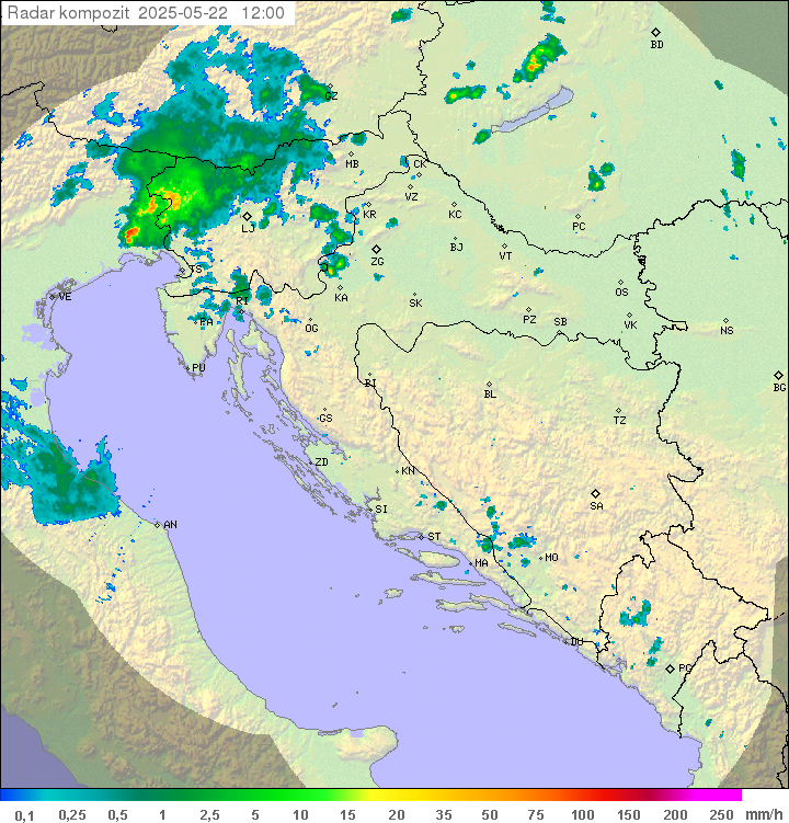Padavine Hrvaška
