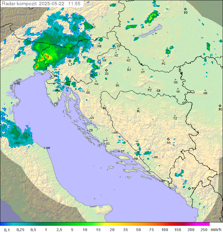 Padavine Hrvaška