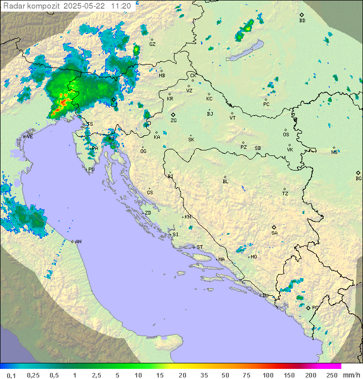 Padavine Hrvaška