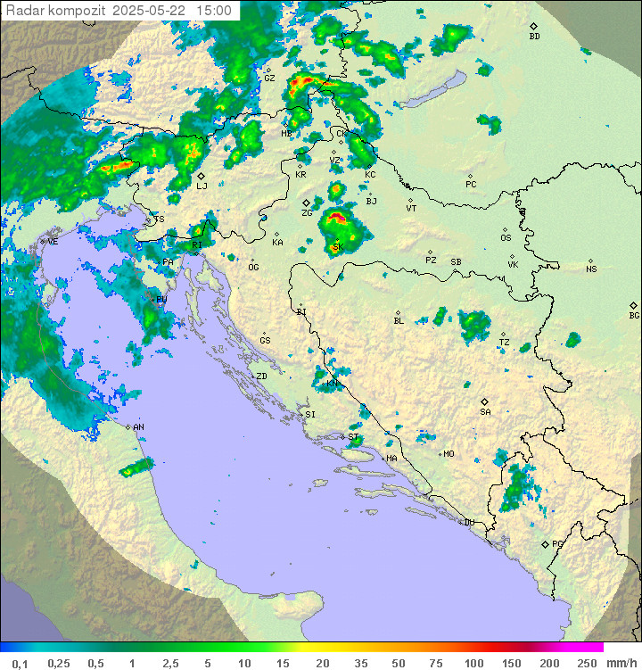 Padavine Hrvaška