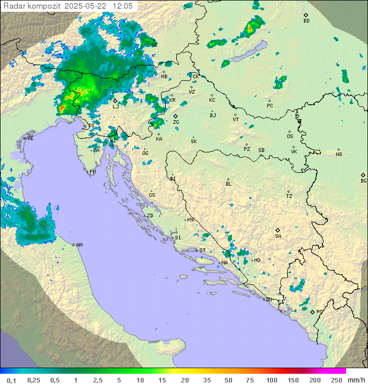 Padavine Hrvaška