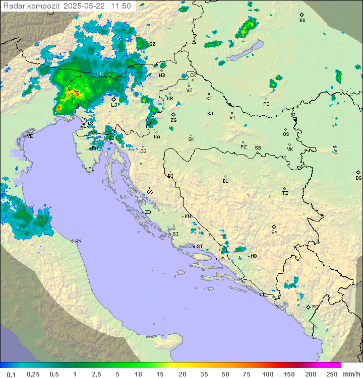 Padavine Hrvaška