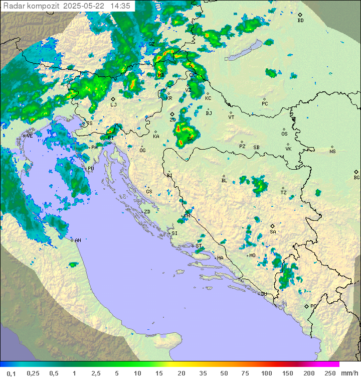 Padavine Hrvaška