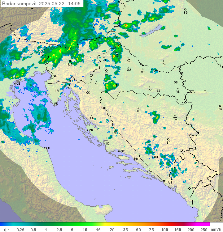 Padavine Hrvaška