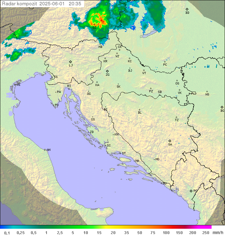 Padavine Hrvaška