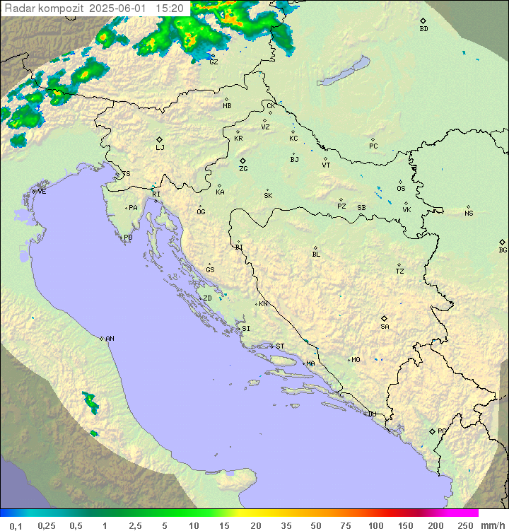 Padavine Hrvaška