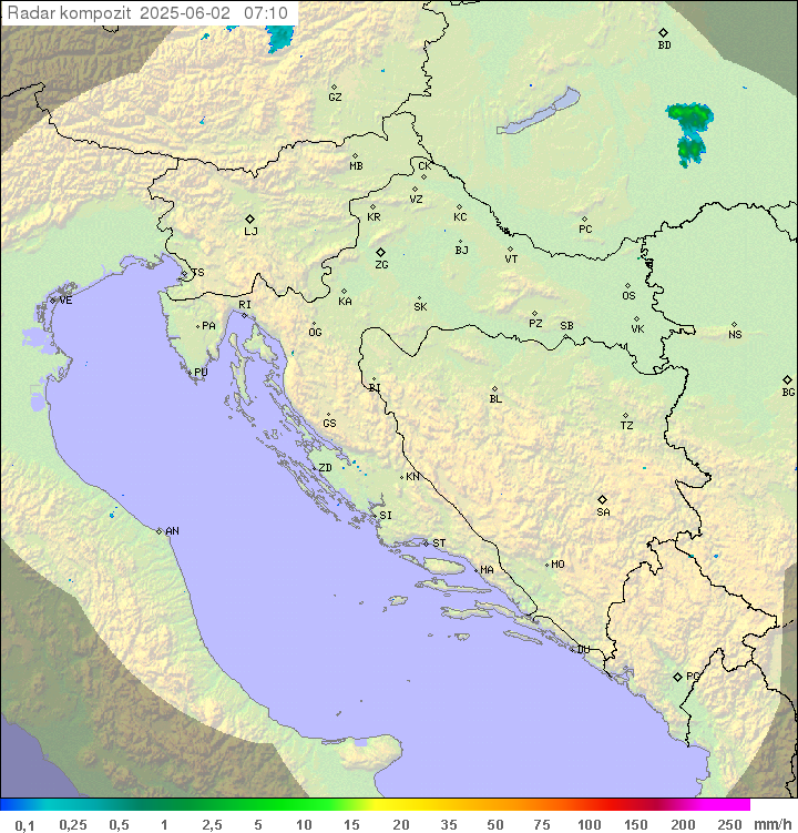 Padavine Hrvaška