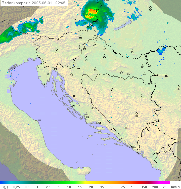 Padavine Hrvaška