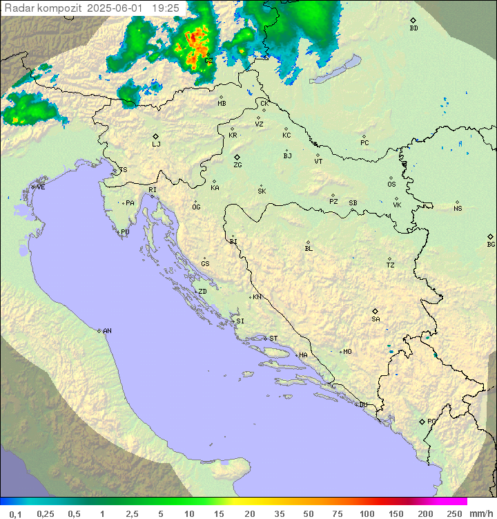Padavine Hrvaška
