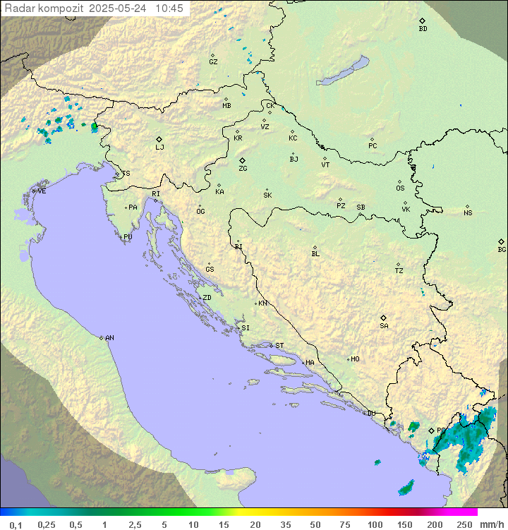 Padavine Hrvaška