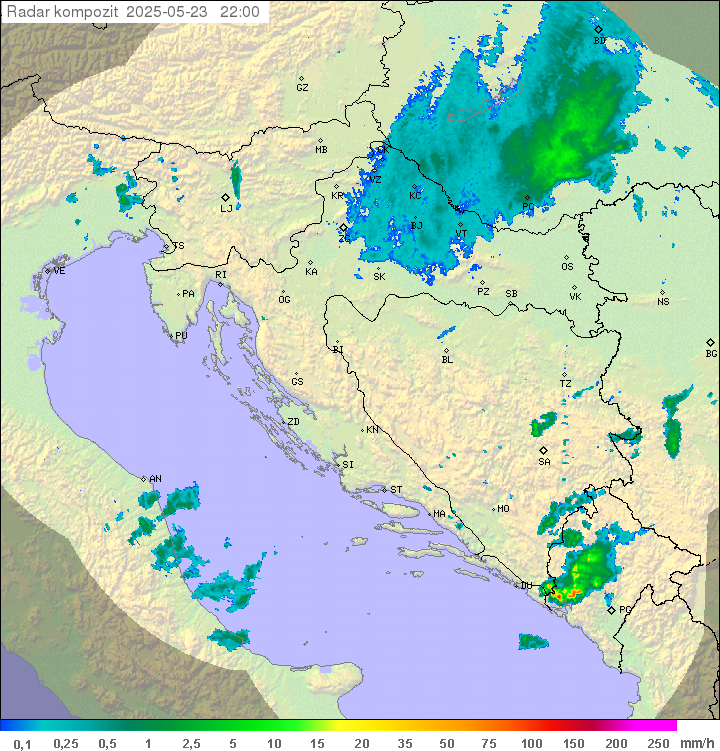 Padavine Hrvaška
