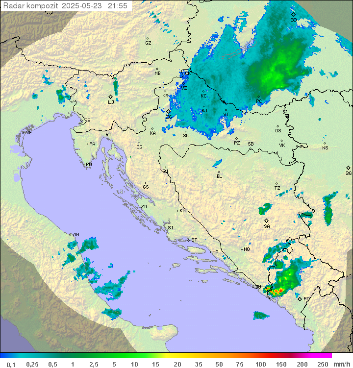 Padavine Hrvaška