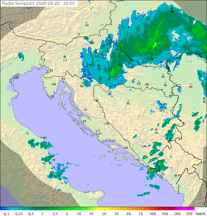 Padavine Hrvaška
