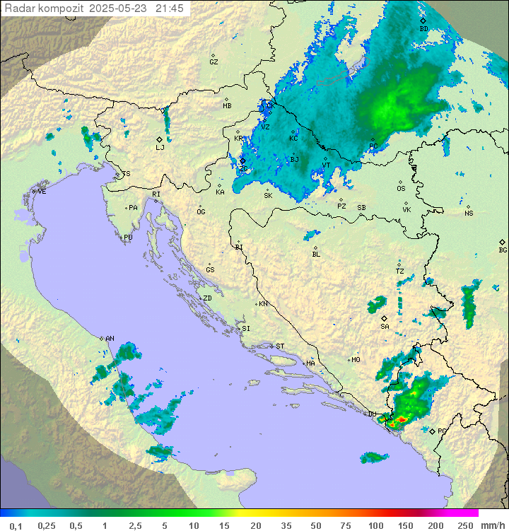 Padavine Hrvaška