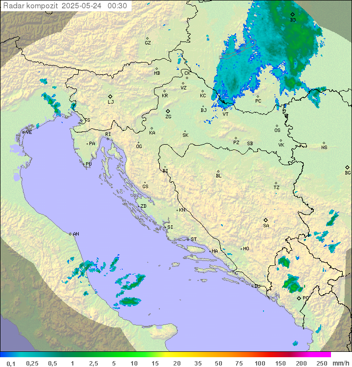 Padavine Hrvaška