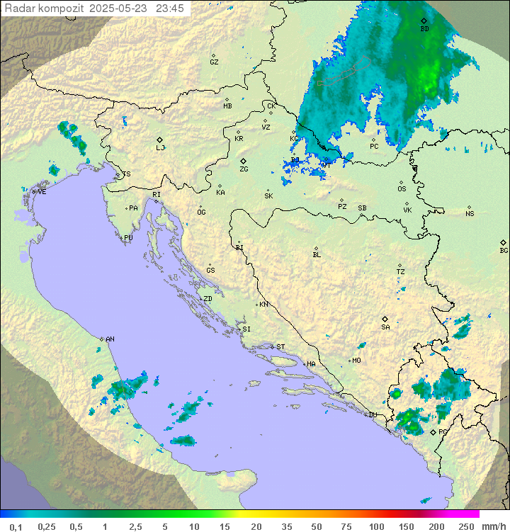 Padavine Hrvaška