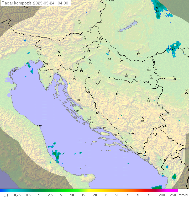 Padavine Hrvaška
