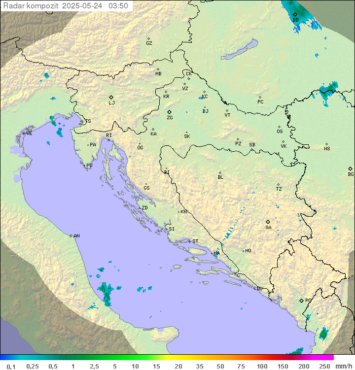 Padavine Hrvaška