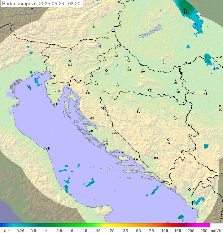 Padavine Hrvaška