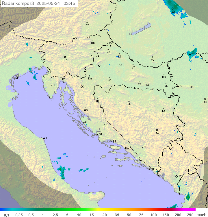 Padavine Hrvaška