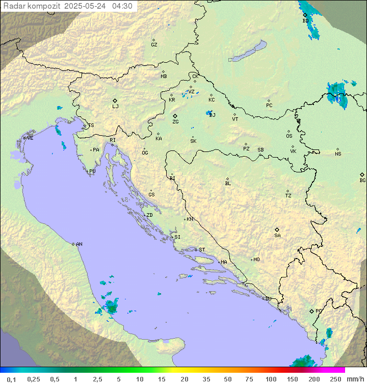 Padavine Hrvaška