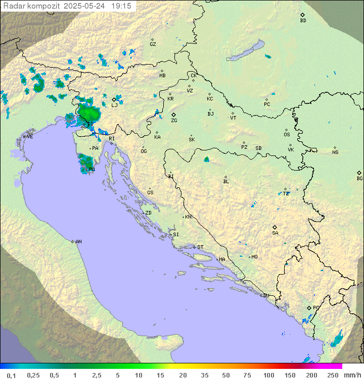 Padavine Hrvaška