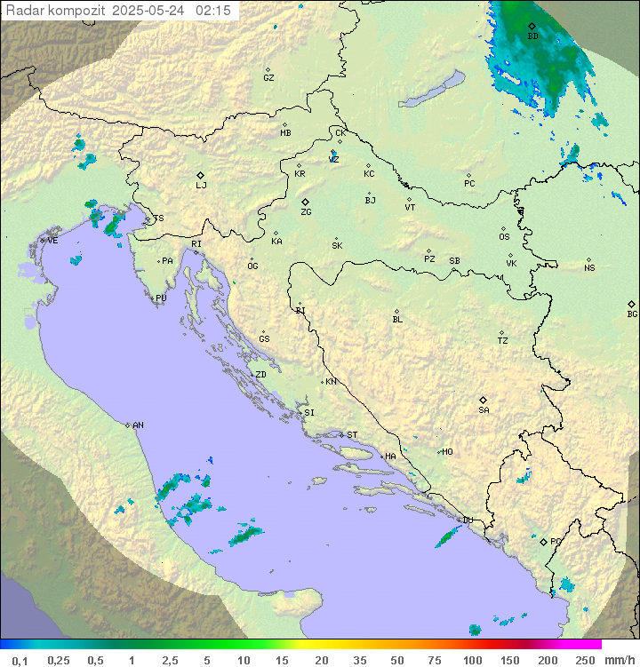 Padavine Hrvaška