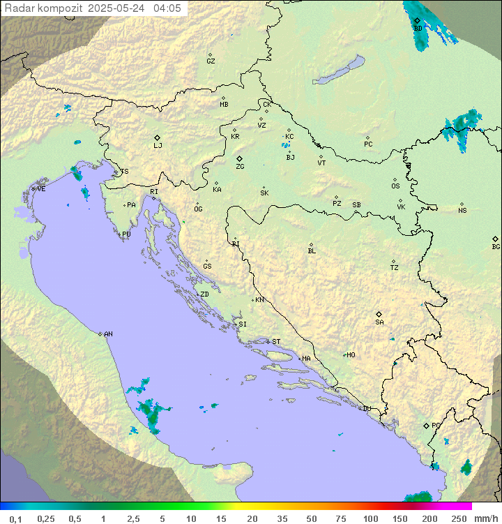 Padavine Hrvaška