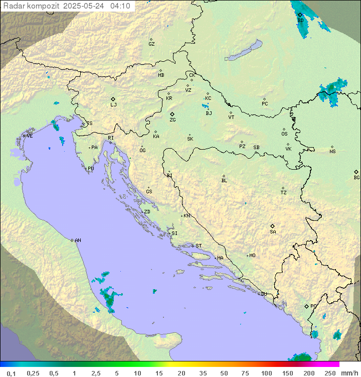 Padavine Hrvaška