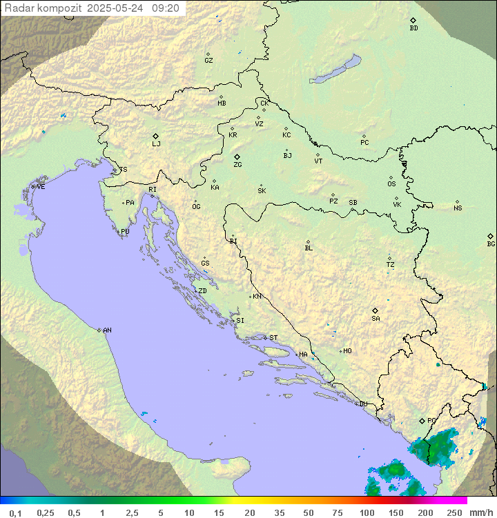 Padavine Hrvaška