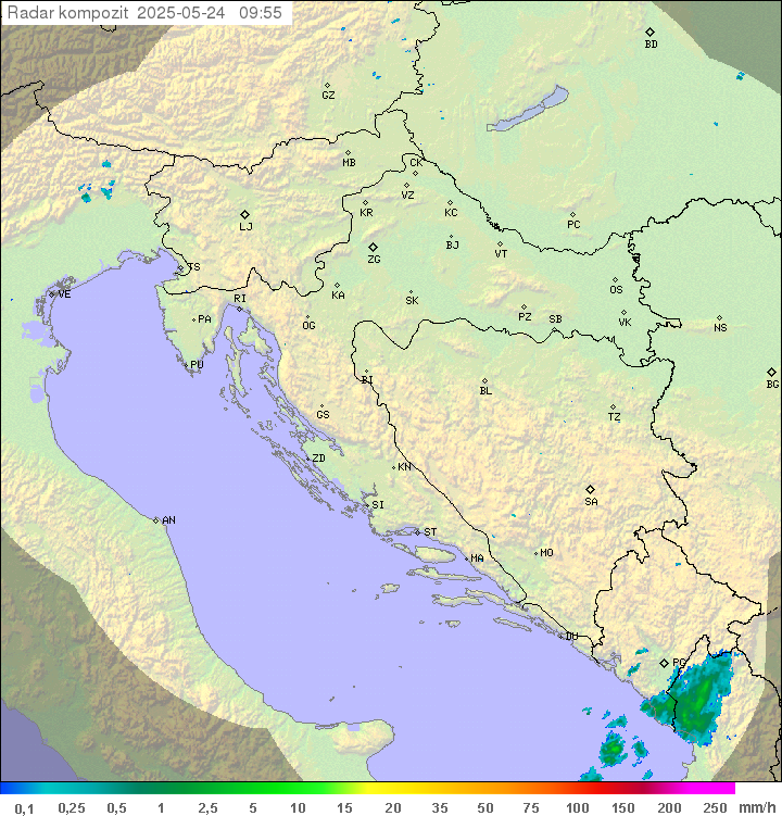Padavine Hrvaška