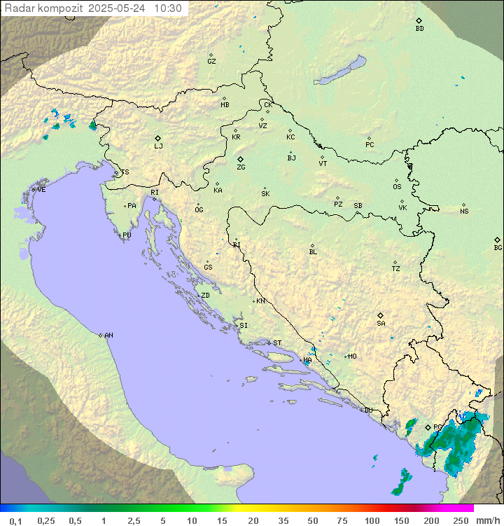 Padavine Hrvaška