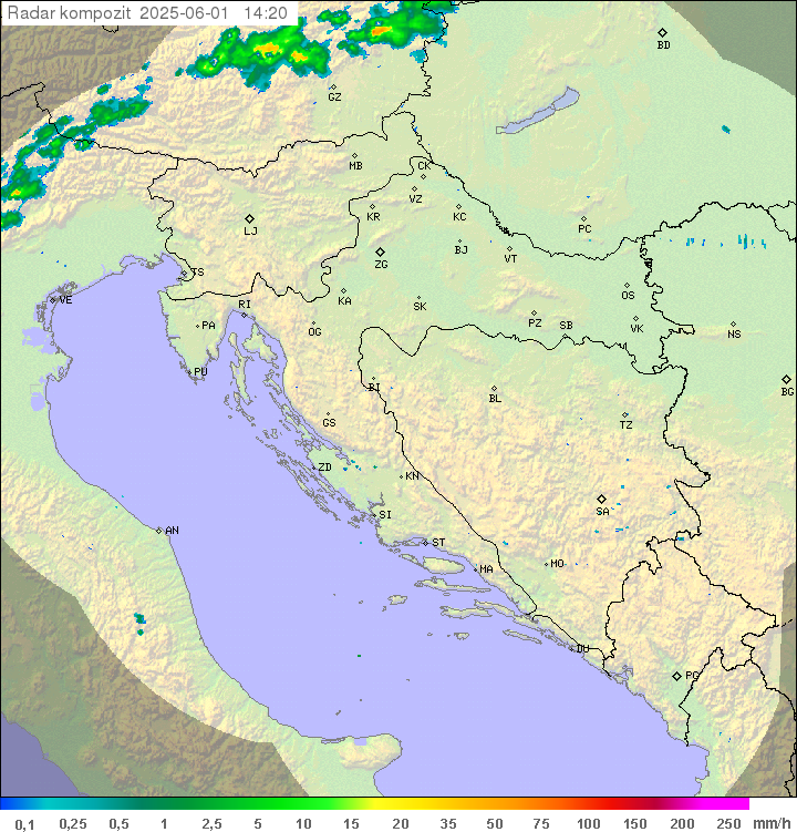 Padavine Hrvaška