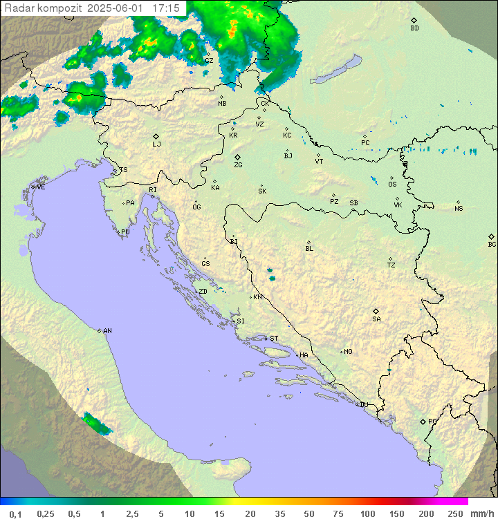 Padavine Hrvaška