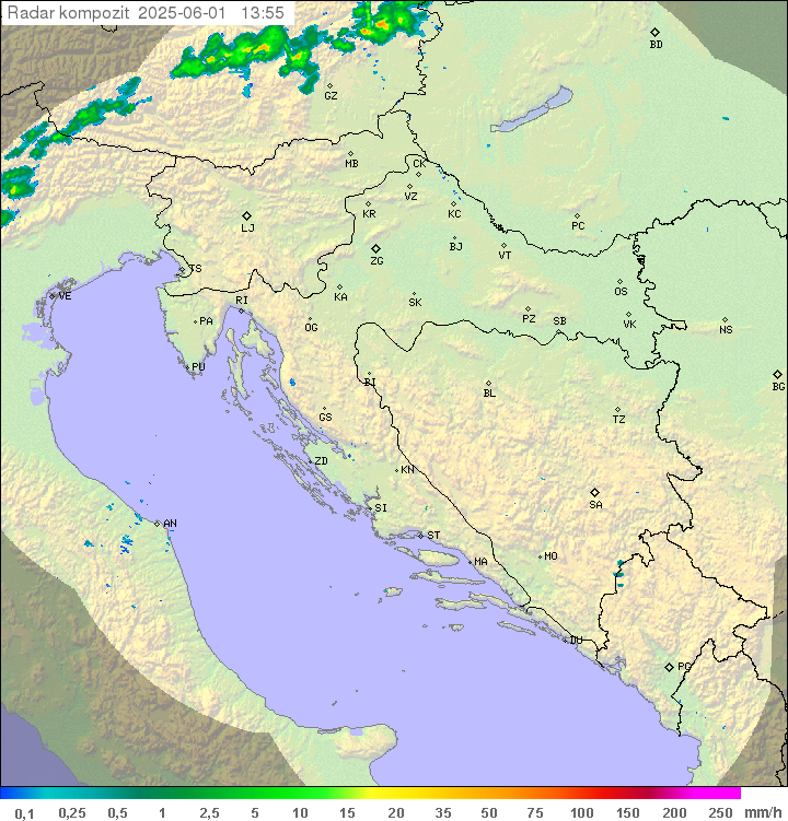 Padavine Hrvaška
