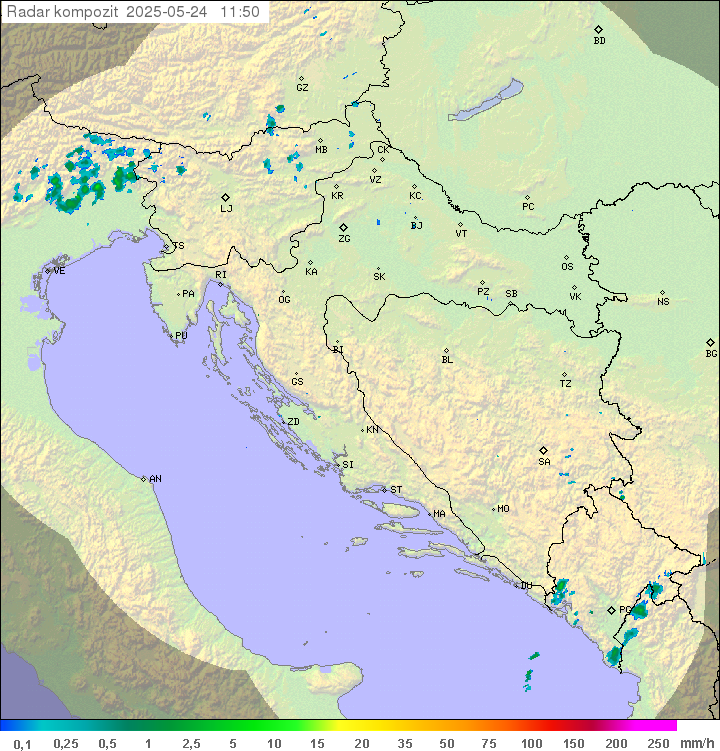 Padavine Hrvaška
